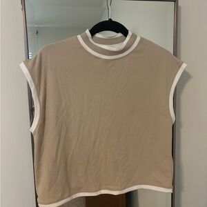 CALIA by Carrie Underwood Tan Muscle Tee